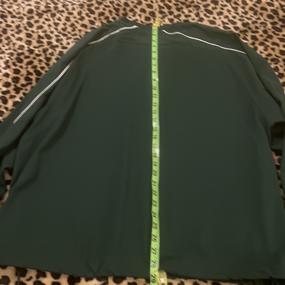 Under Armour Mens 1/4 Zip Windbreaker  Logo Cold Gear Large Geen - Picture 5 of 11